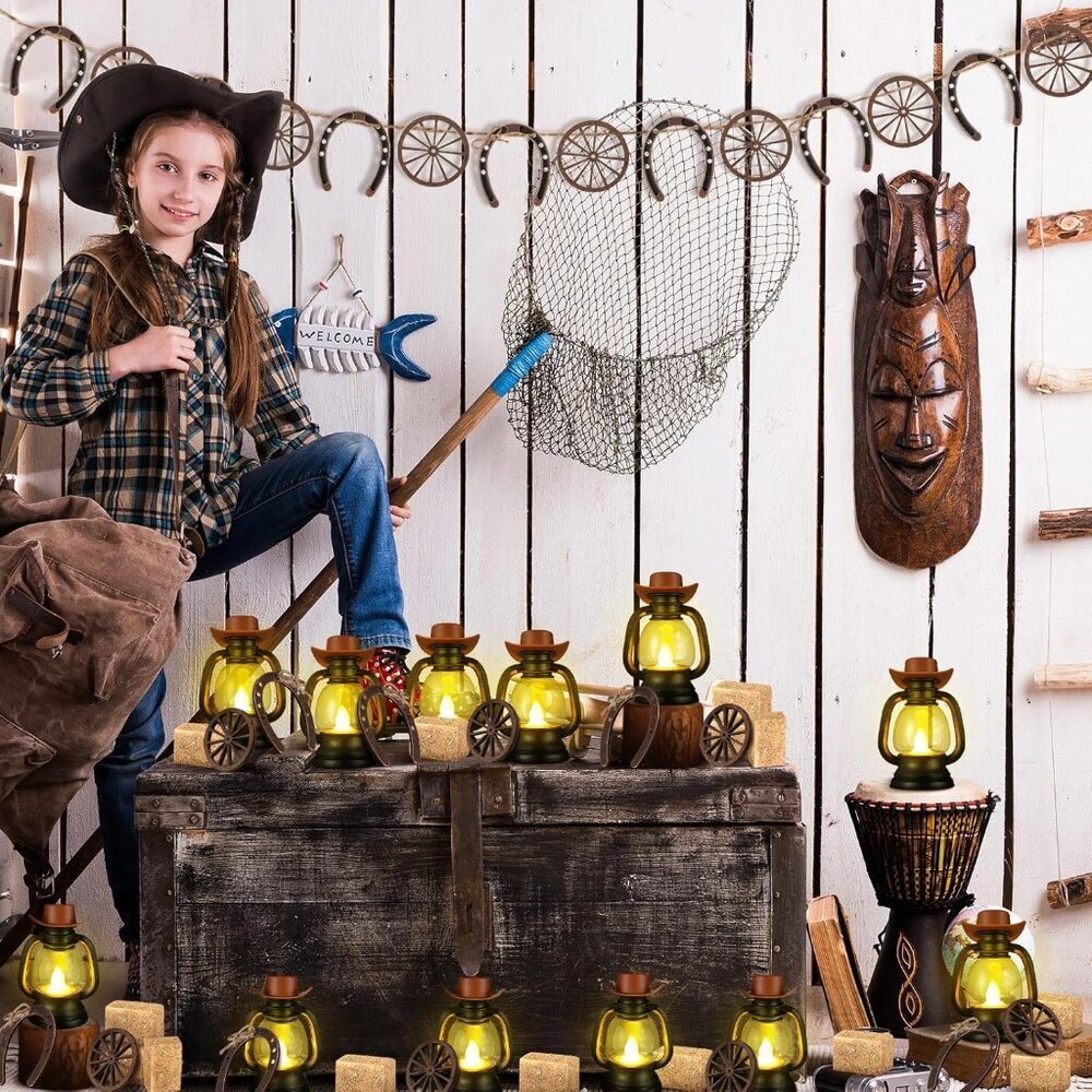 60 Pcs Cowboy Theme Party Decoration Western Party Decor Rodeo Table Centerpiece - Picture 7 of 7
